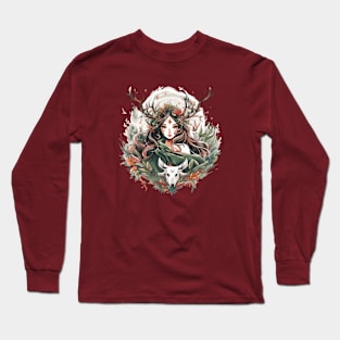 Cute Goddess of Nature Long Sleeve T-Shirt